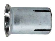 1/2 Zinc Plated Carbon Steel Short Drop-In Anchor